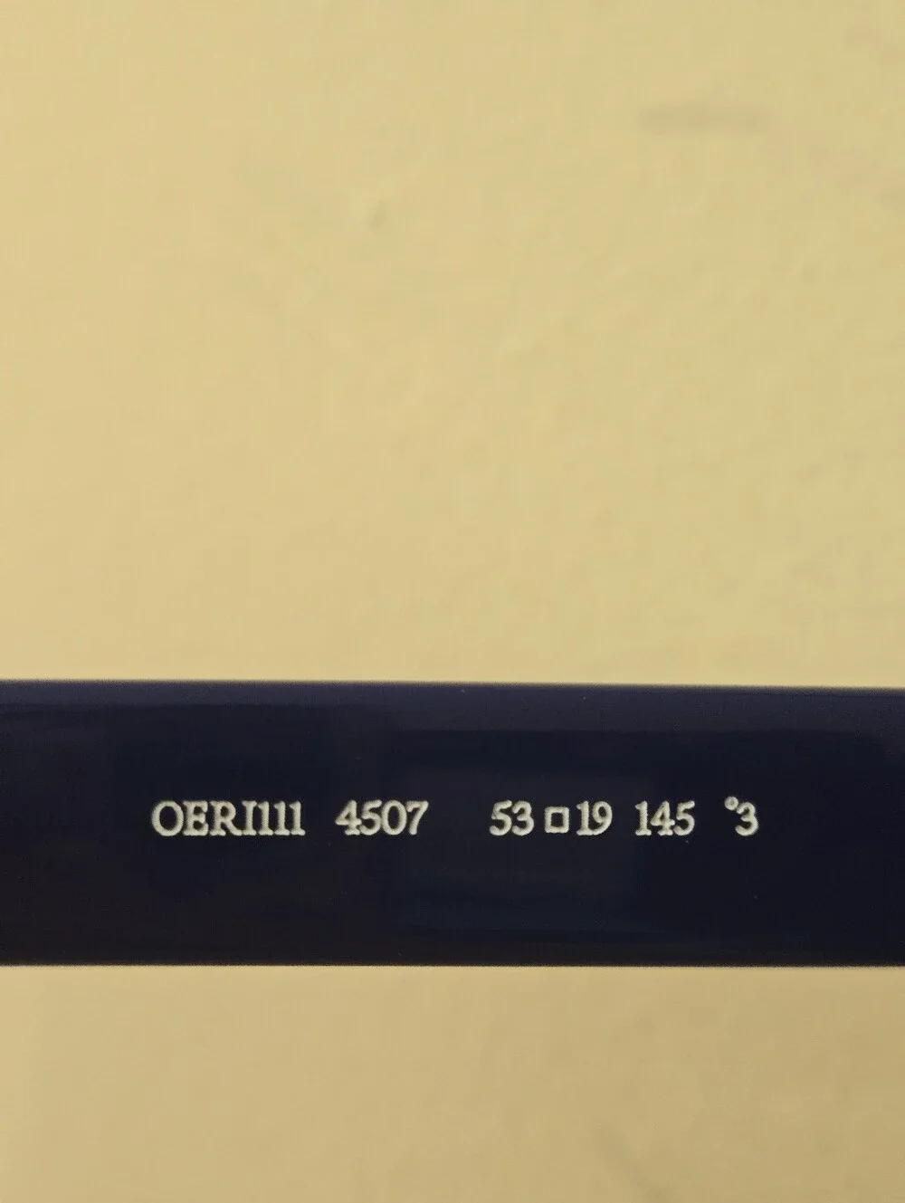 Off-White Branson OERI111 Eyeglasses Blue 4507 Authentic 53-19-145